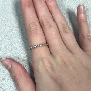 Pandora Twisted Loop Ring Size 60 (US Size 9)